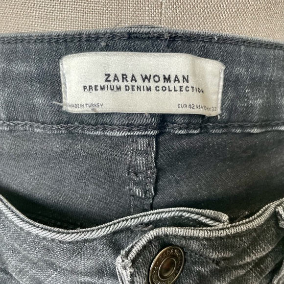Zara Black High Waisted Skinny Jeans - 10 - Picture 2 of 5